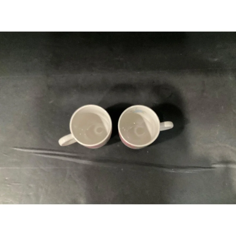 Tienshan Stoneware Floral Tea‎ Coffee Cups Set Of 2
